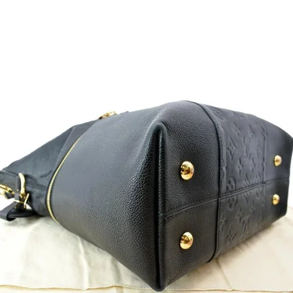 LOUIS VUITTON  Melie Empreinte Leather Hobo Shoulder Bag Black - Picture 8 of 12